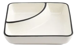 Salt & Pepper Serveerschaal Nero White 14,5 cm Best