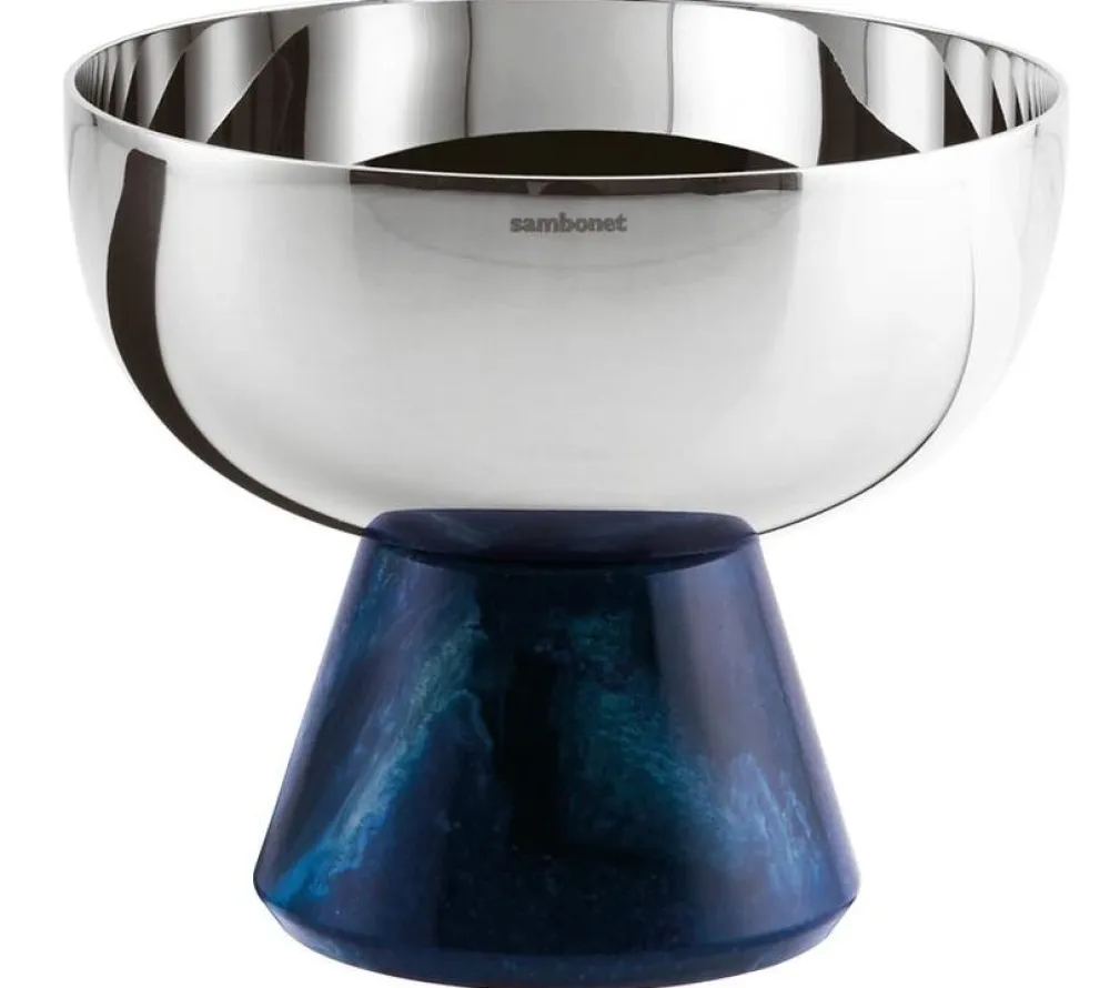 Sambonet Serveerschaal Madame Blue Lapis Lazuli 11 cm Discount