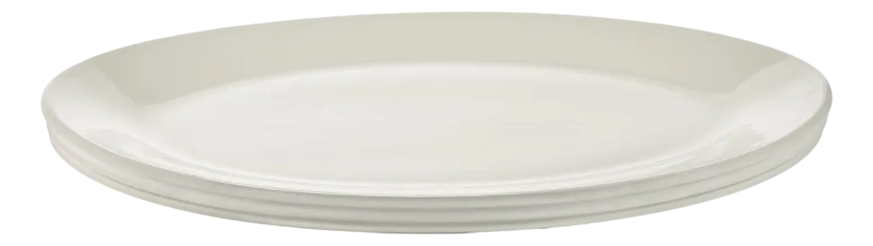 Serveerschaal Serax Dune Tableware By Kelly Wearstler White L 57 x 44 x 4 cm