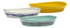 Serveerschaal Serax Feast Tableware By Ottolenghi White Blue S 30 x 29,5 x 6 cm