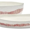 Serveerschaal Serax Feast Tableware By Ottolenghi White Red M 36 x 36 x 6 cm
