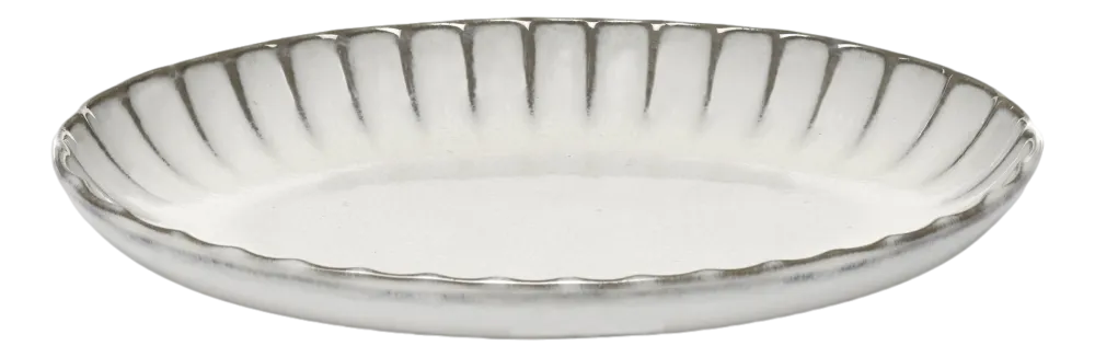 Serax Serveerschaal Inku Tableware White M 22 x 15,4 x 2,7 cm Outlet