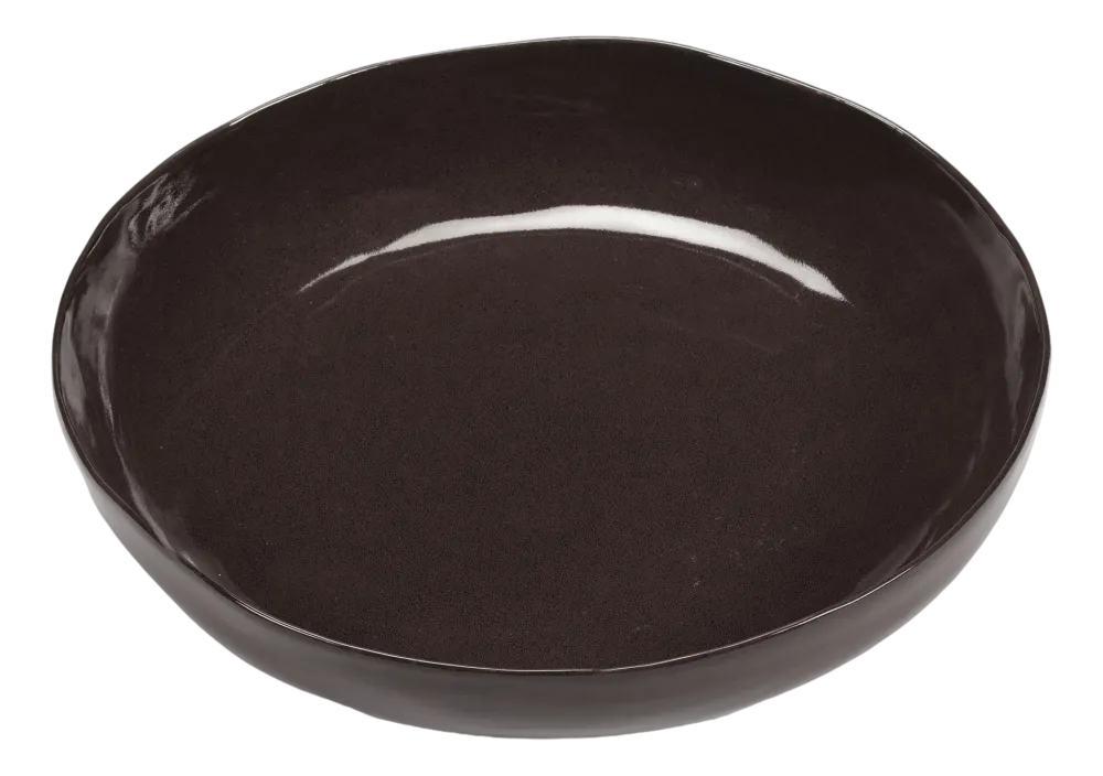 Serax Serveerschaal La Mère Tableware By Marie Michielssen Dark Brown M 31,5 x 31,5 x 6 cm Outlet