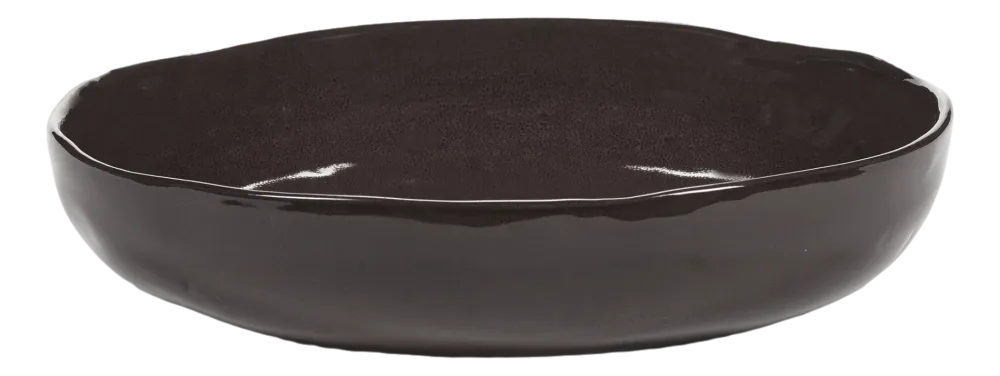 Serax Serveerschaal La Mère Tableware By Marie Michielssen Dark Brown M 31,5 x 31,5 x 6 cm Outlet