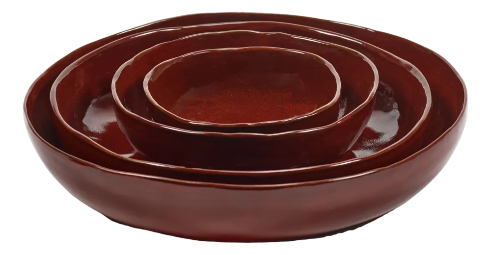 Serax Serveerschaal La Mère Tableware By Marie Michielssen Venetian Red L 37 x 37 x 7 cm Clearance