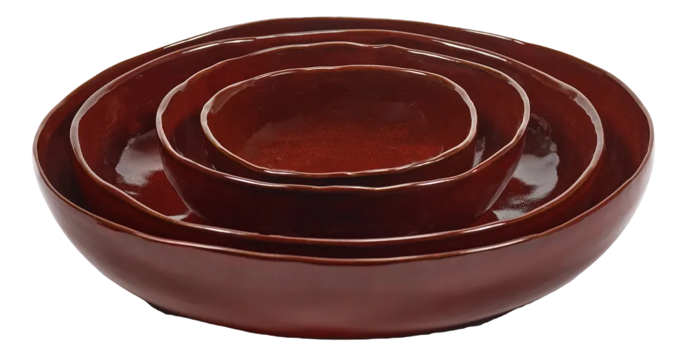 Serax Serveerschaal La Mère Tableware By Marie Michielssen Venetian Red M 31,5 x 31,5 x 6 cm Online