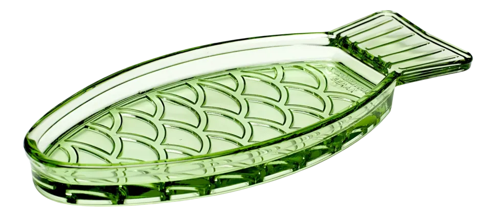 Serveerschaal Serax N1 Fish & Fish Green 23 x 10 cm