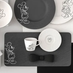 Serveerschaal Villeroy & Boch Manufacture Rock Mickey Mouse Zwart 35 x 18 cm