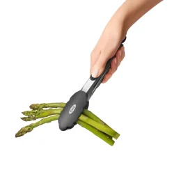 Serveertang OXO Good Grips Siliconen 23cm Zwart