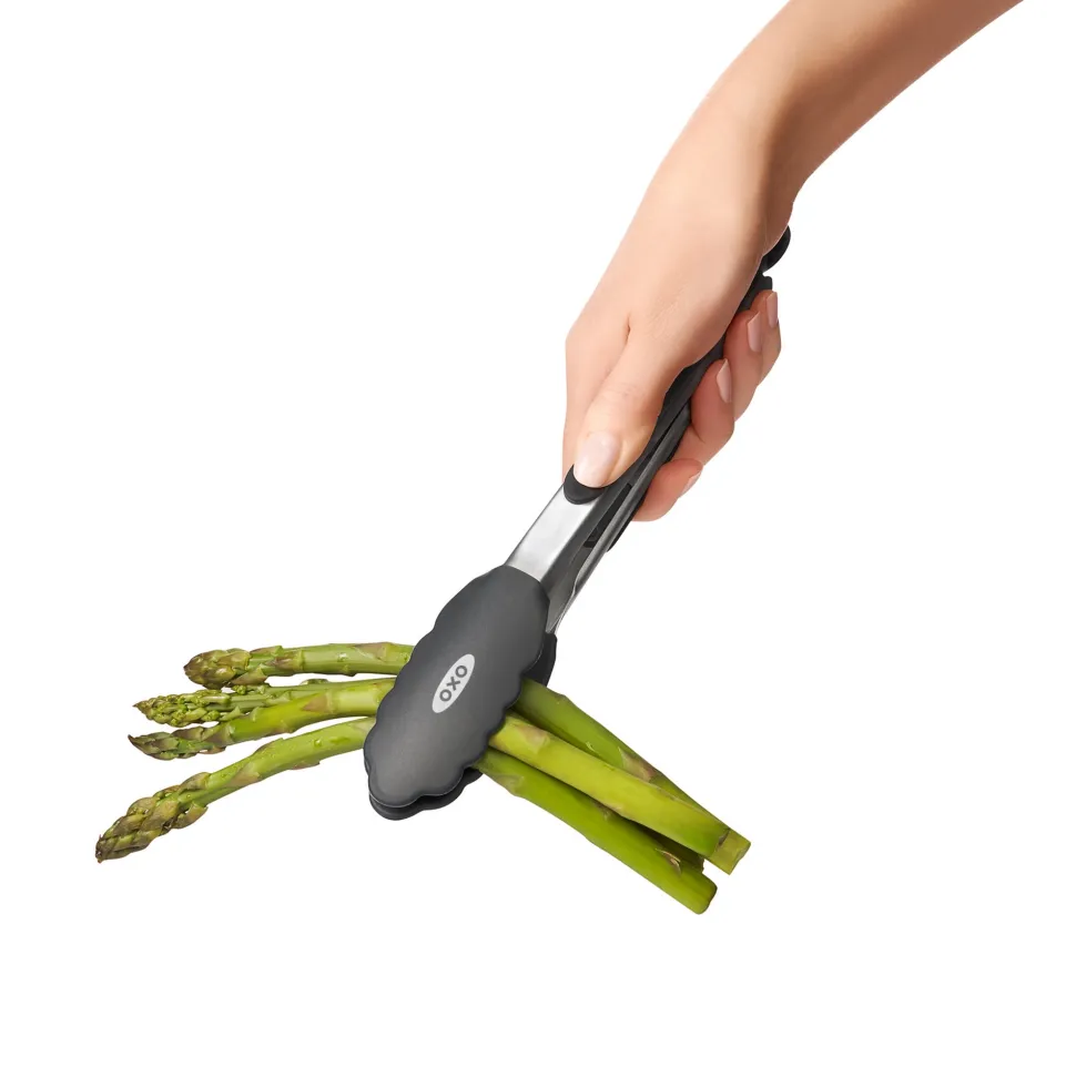 Serveertang OXO Good Grips Siliconen 23cm Zwart