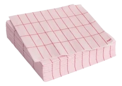 HAY Servet Pattern Napkins Cocktail Light Pink And Red Grid (Set van 20) Discount