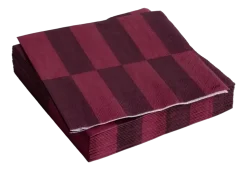 HAY Servet Pattern Napkins Cocktail Bordeaux And Wine (Set van 20) Hot