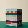 Servet HAY Pattern Napkins Dinner Light Pink And Red Grid (Set van 20)