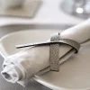 Servethouder Lind DNA Loop Hippo Anthracite-Grey (Set van 4)