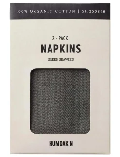 Humdakin Servet Green Sea Weed (2-Delig) Online
