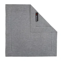 Servet KOOK Gemeleerd Grijs (set van 4)