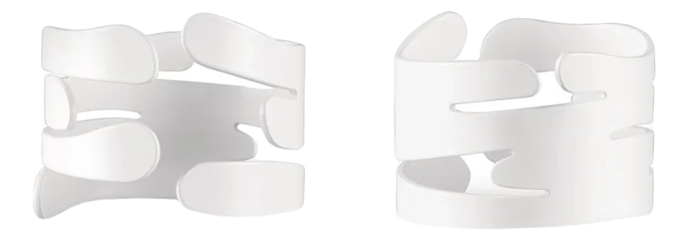 Servetring Alessi Barkring White (Set van 2)