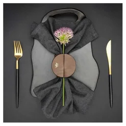 Servetring Dutchdeluxes Leather Vintage Bruin (Set van 4)