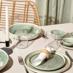 Salt & Pepper Servetring Essenza Brown (Set van 4) Sale