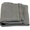 Servet The Table Weave Linnen Earl Gray And Black (Set van 2)
