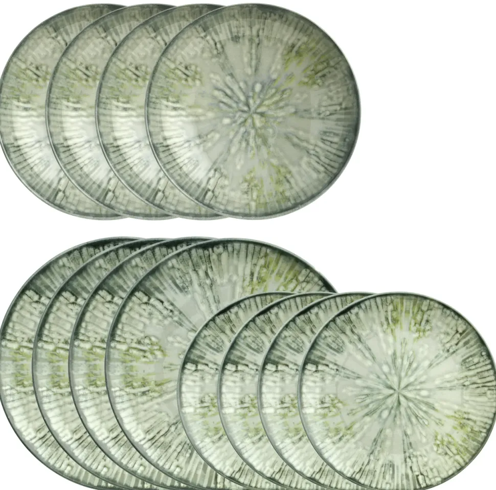 Servies Arthur Krupp Porcelain Fusion Grey (12-Delig)