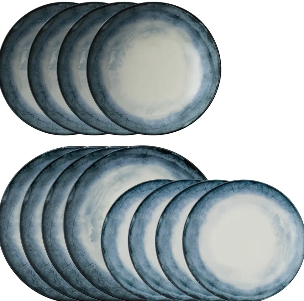 Servies Arthur Krupp Porcelain Shade Sea (12-Delig)