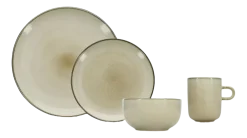 Salt & Pepper Servies Meridian Ivory (16-Delig) Clearance