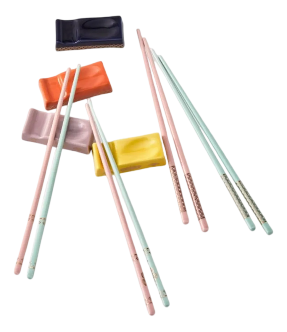 Serviesset POLSPOTTEN Asian Grandpa Multi (Set van 4)