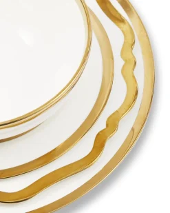 Serviesset POLSPOTTEN Golden Finds White (Set van 4)