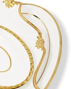 POLSPOTTEN Serviesset Golden Finds White (Set van 3) Best