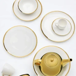 VT Wonen Serviesset vtwonen Raw White Gold (Set van 36) Outlet