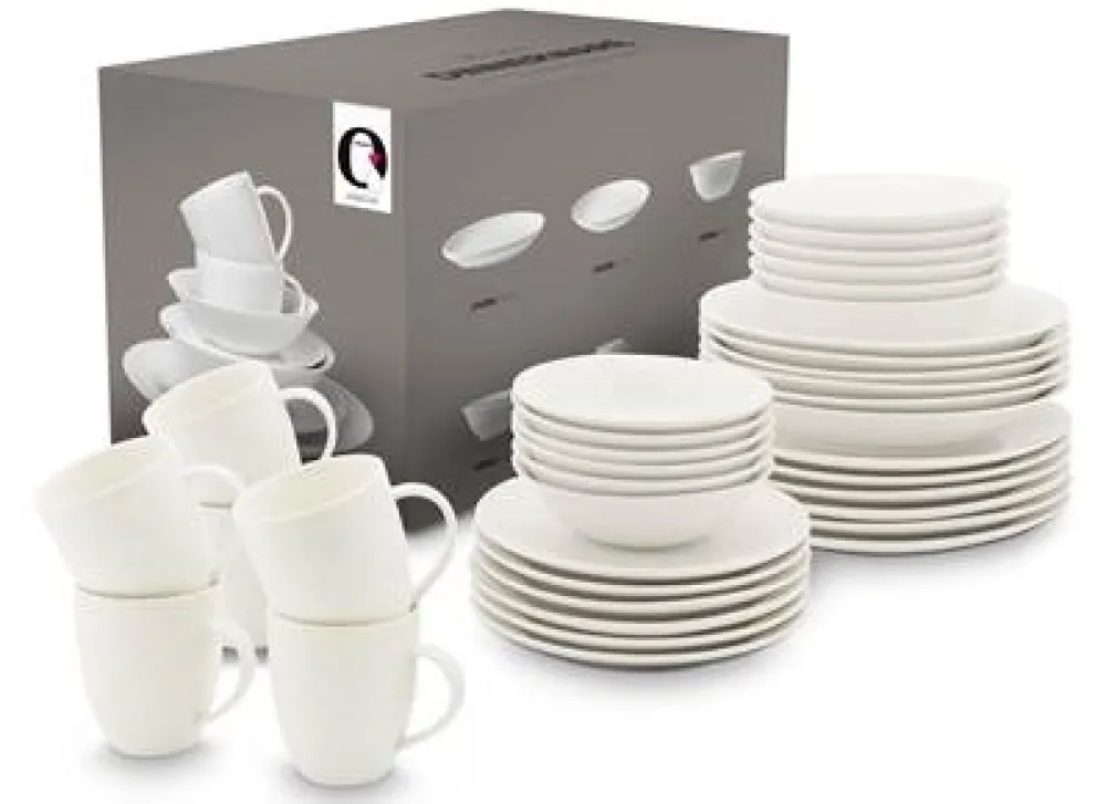 VT Wonen Serviesset vtwonen Raw White (36-delig) Outlet