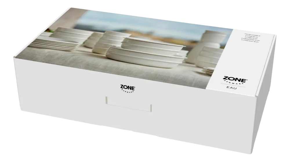 Zone Denmark Servies Eau Offwhite Porcelain (Set van 8) Outlet