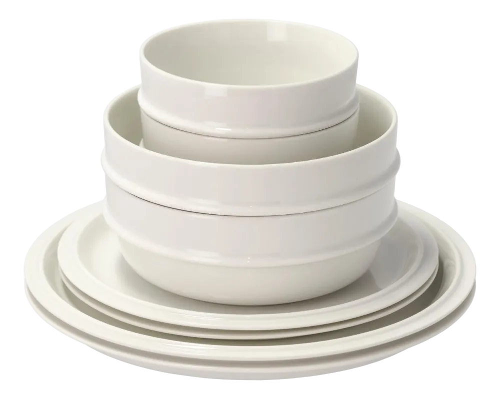 Zone Denmark Servies Eau Offwhite Porcelain (Set van 8) Outlet