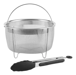 Set Slowcooker Crockpot Express Pot Plus 5,6 L, Met stoommand en tang