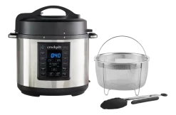 Set Slowcooker Crockpot Express Pot Plus 5,6 L, Met stoommand en tang