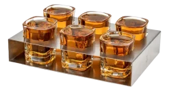 Leopold Vienna Shotglas Zilver 60 ml (Set van 6) Discount