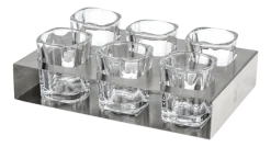 Leopold Vienna Shotglas Zilver 60 ml (Set van 6) Discount