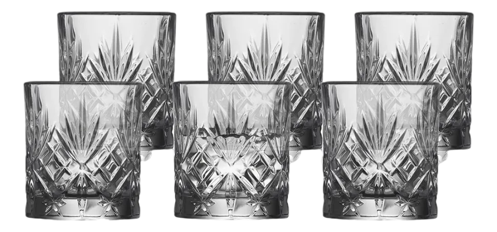 Shotglas Lyngby Melodia Clear 80 ml (Set van 6)