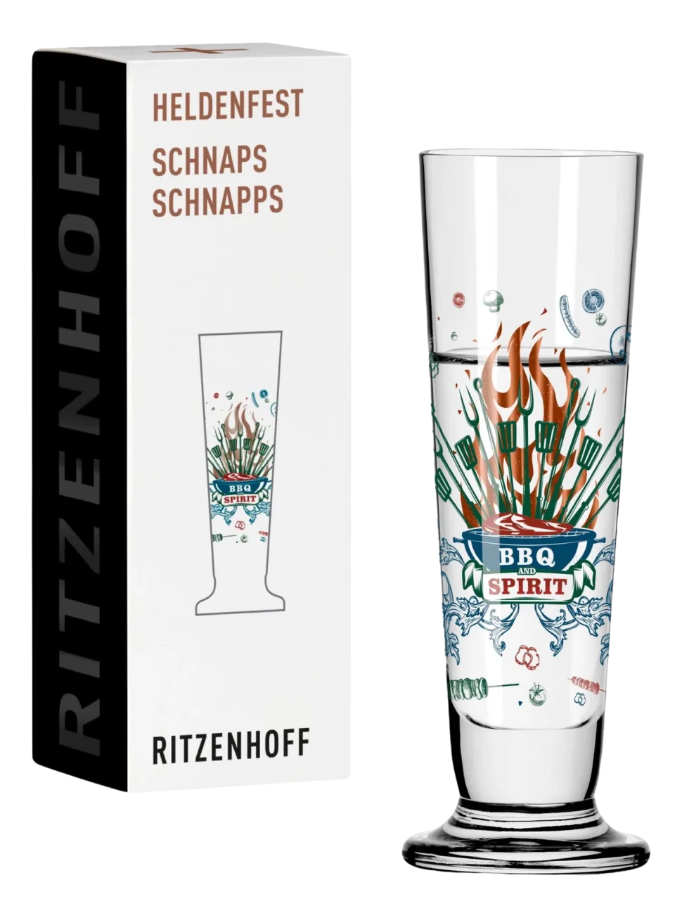 Shotglas Ritzenhoff Heldenfest Schnaps #14 52 ml