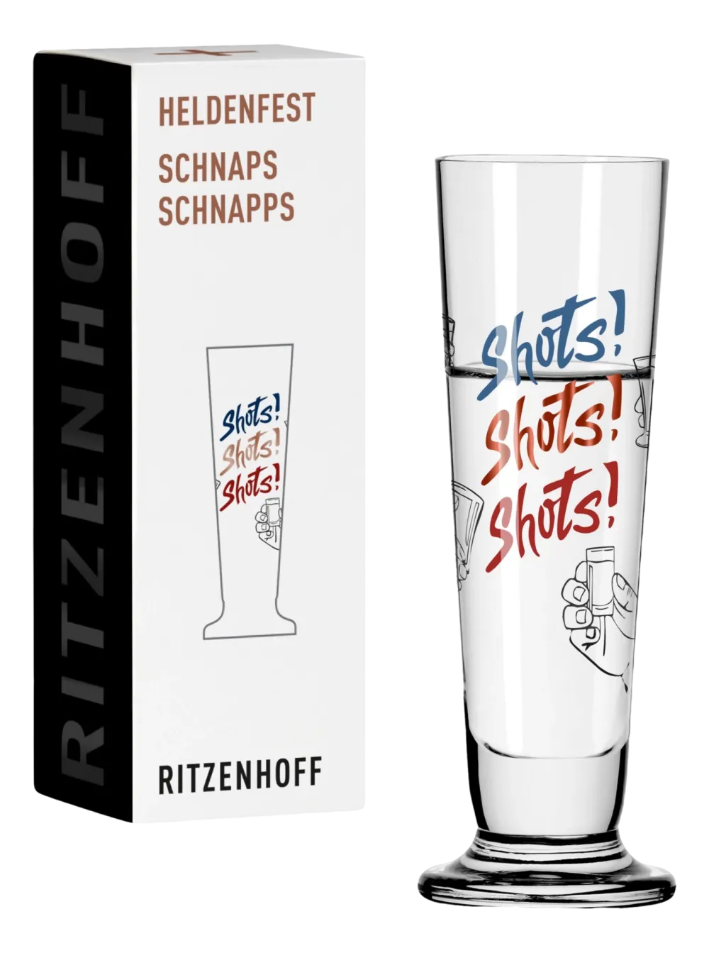Ritzenhoff Shotglas Heldenfest Schnaps #16 52 ml Outlet