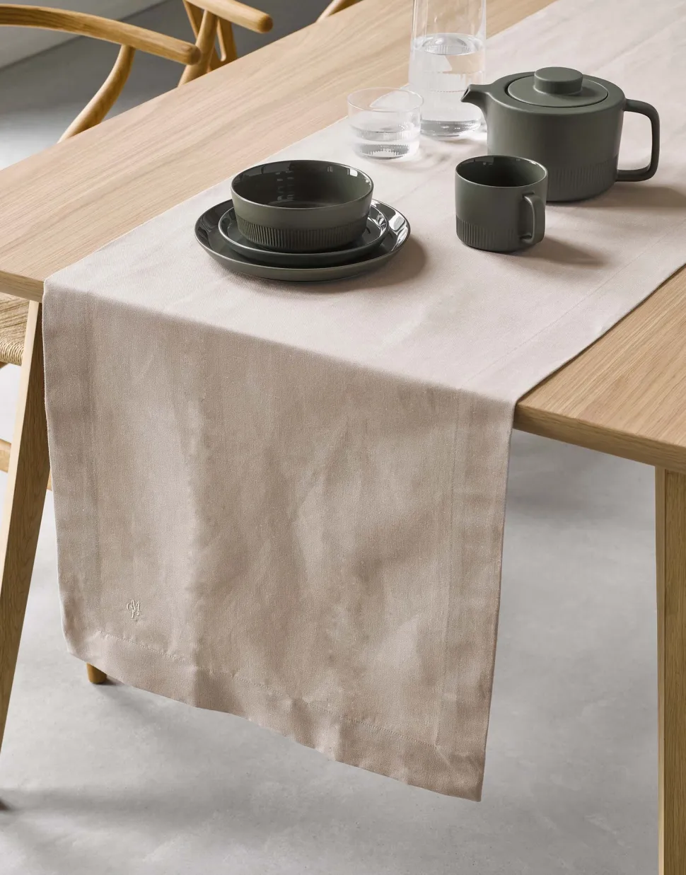 Side Plate Marc O'Polo Moments Olive Green 21,5 cm (Set van 4)