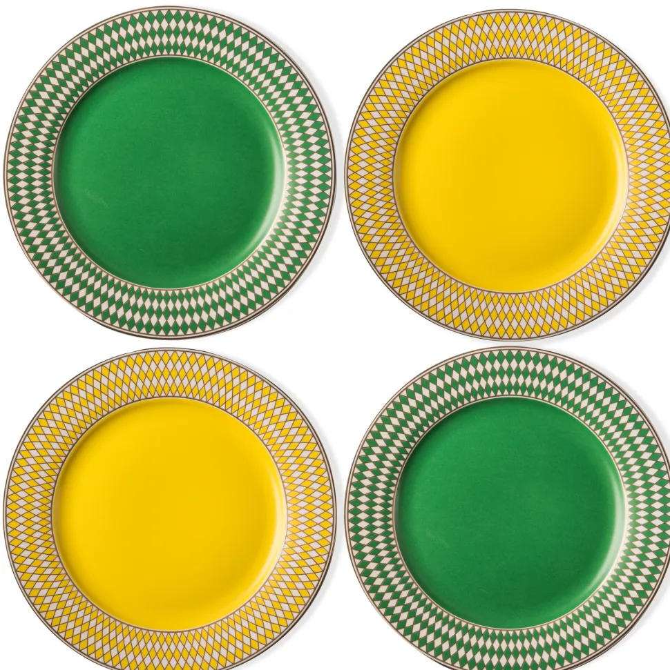 Side Plate POLSPOTTEN Chess (Set van 4)