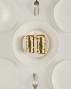 Serax Side Plate High L White Silhouette 19 cm Outlet