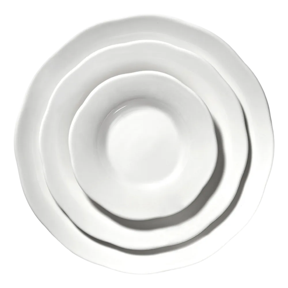 Serax Side Plate High L White Silhouette 19 cm Outlet