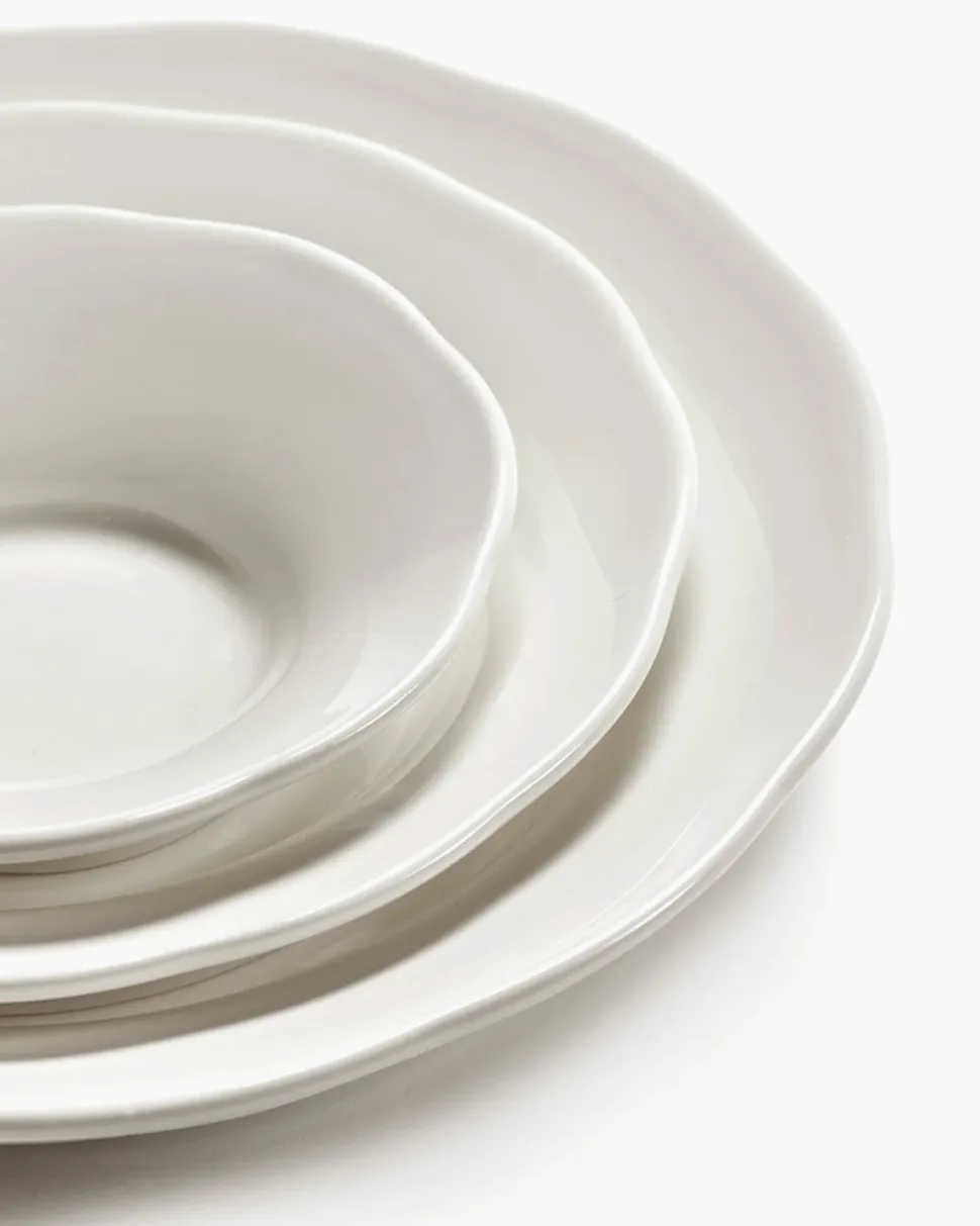 Side Plate Serax High S White Silhouette 11 cm