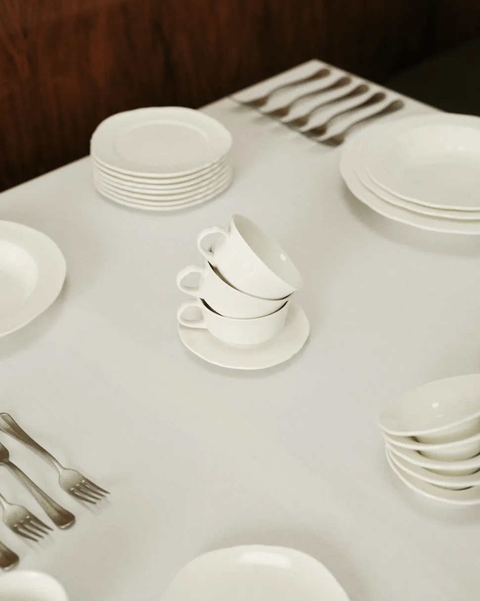 Side Plate Serax High S White Silhouette 11 cm