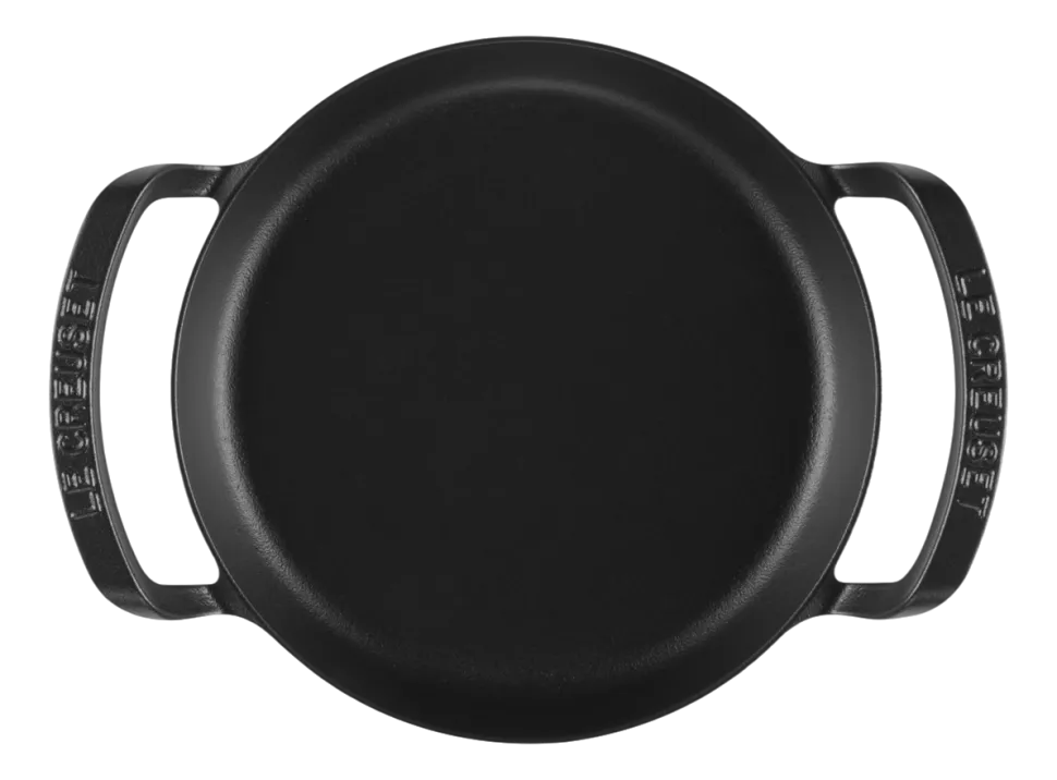 Skillet Le Creuset BBQ Outdoor Mat Zwart 25 cm