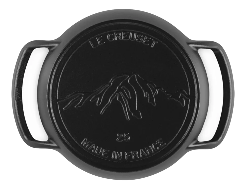 Skillet Le Creuset BBQ Outdoor Mat Zwart 25 cm