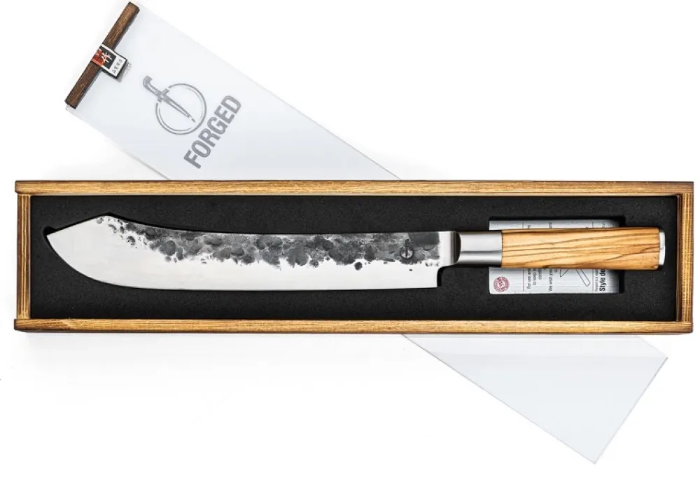 Forged Slagersmes Olive 25,5 cm New